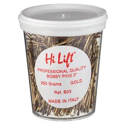 HI LIFT Bobby pins - gold 2"